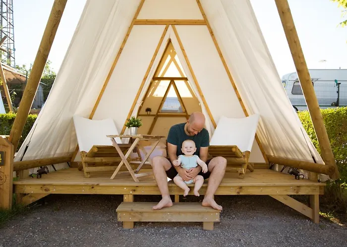 Luxury tent Kampaoh Zumaia